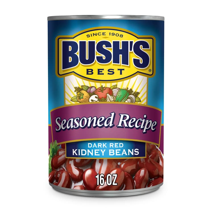 Bushs Best Seasoned Recipe Dark Red Kidney Beans
