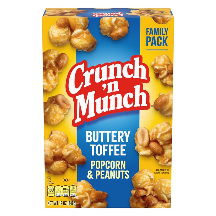 Crunch 'N Munch Buttery Toffee Popcorn With Peanuts