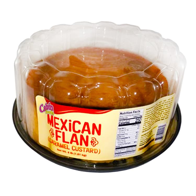 Cabin Foods Flan Cake, Caramel Custard