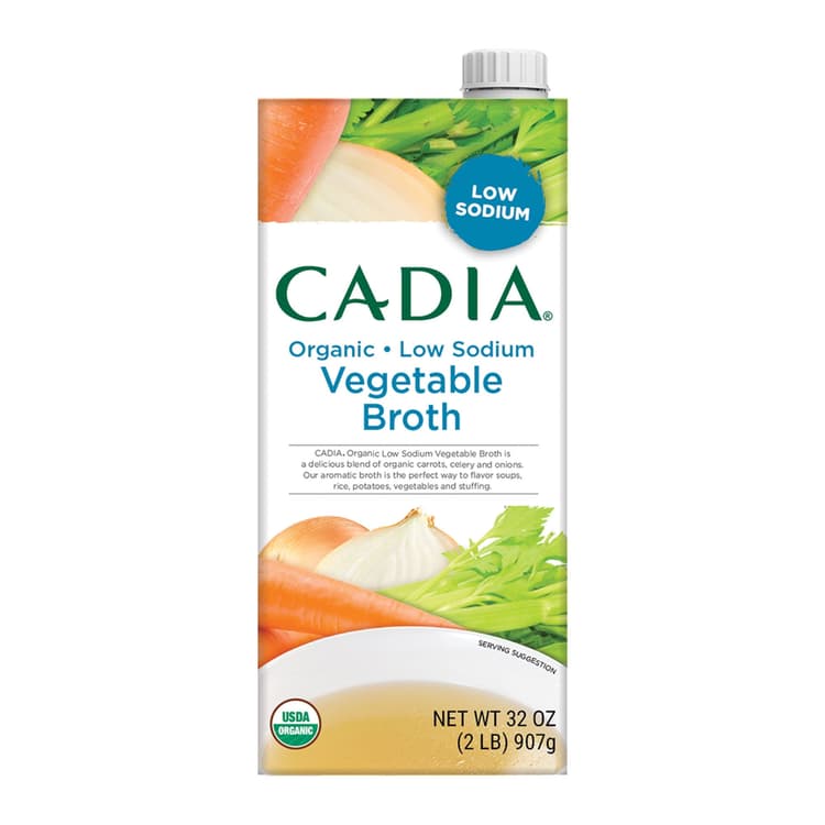 Cadia Organic Low Sodium Vegetable Broth
