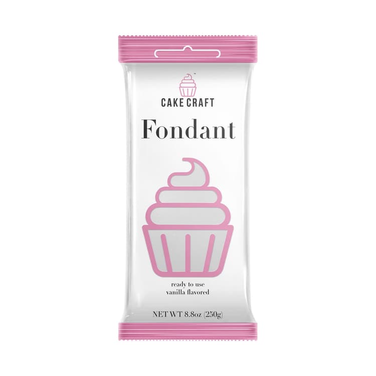 Cake Craft White Fondant Icing, Vanilla Flavored