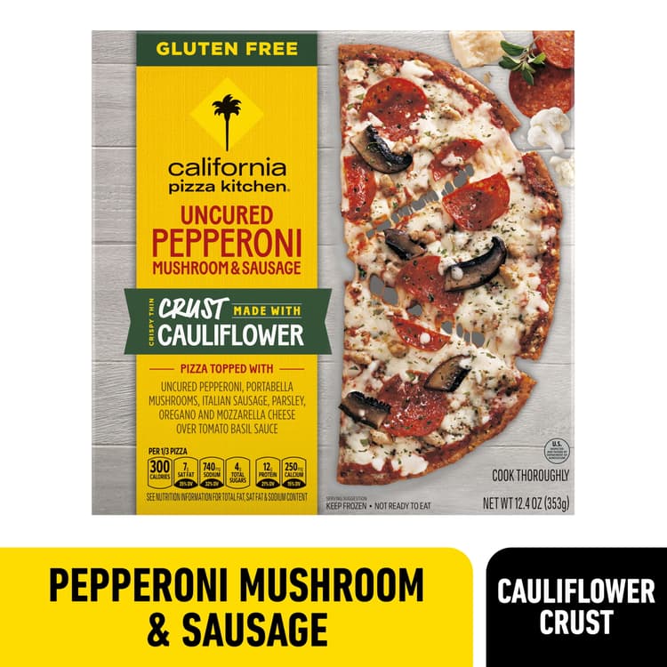 California Pizza Kitchen Pizza, Cauliflower Crust Pizza With Tomato Basil Sauce