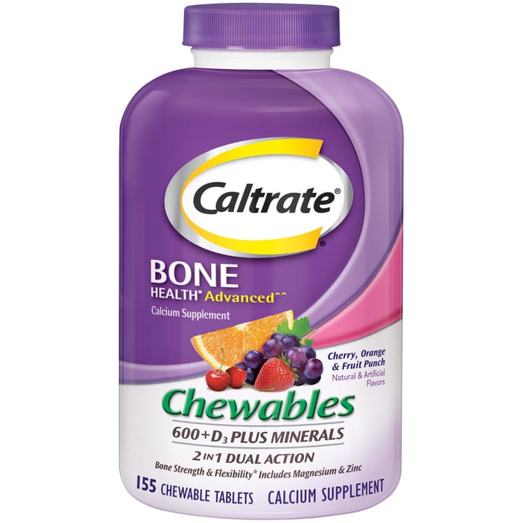 Caltrate Chewables Calcium Vitamin D Supplement