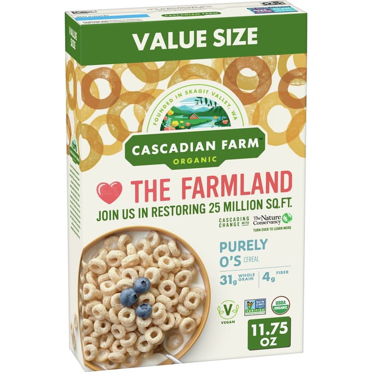 Cascadian Farm Organic Cereal, Purely O's