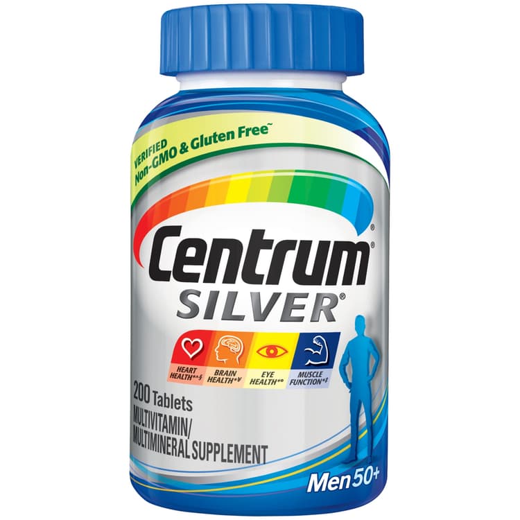Centrum Silver Multivitamin For Men 50 Plus And Mineral Supplement