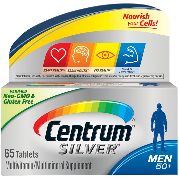 Centrum Silver Tablets 50+ Men Multivitamin/Multimineral