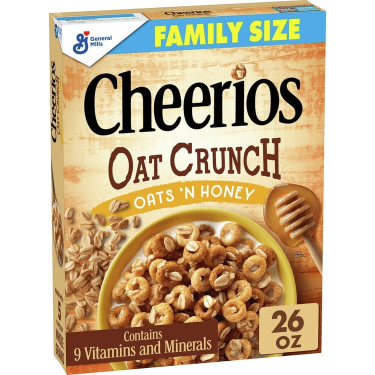 Cheerios Oat Crunch Oats & Honey Breakfast Cereal
