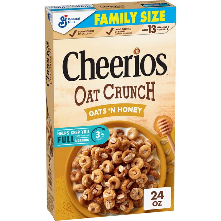 Cheerios Oat Crunch Oats ān Honey