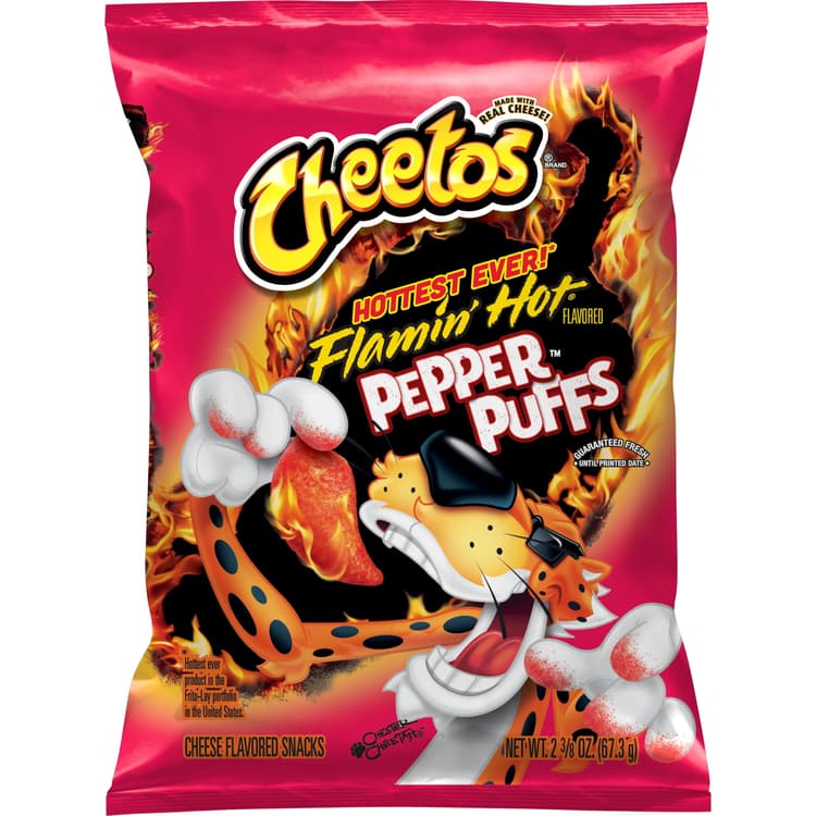 Cheetos Pepper Puffs Flamin' Hot Flavored