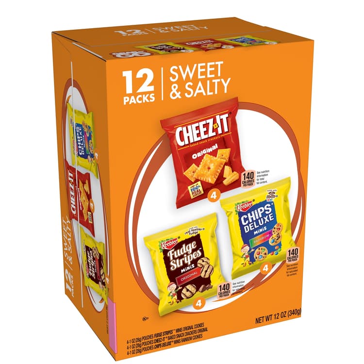 Cheez-it Original, Rainbow, Sweet & Salty Snack Boxes