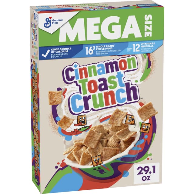 Is it GERD Friendly? Cinnamon Toast Crunch, Breakfast Cereal, Cinnamon Sugar Squares,