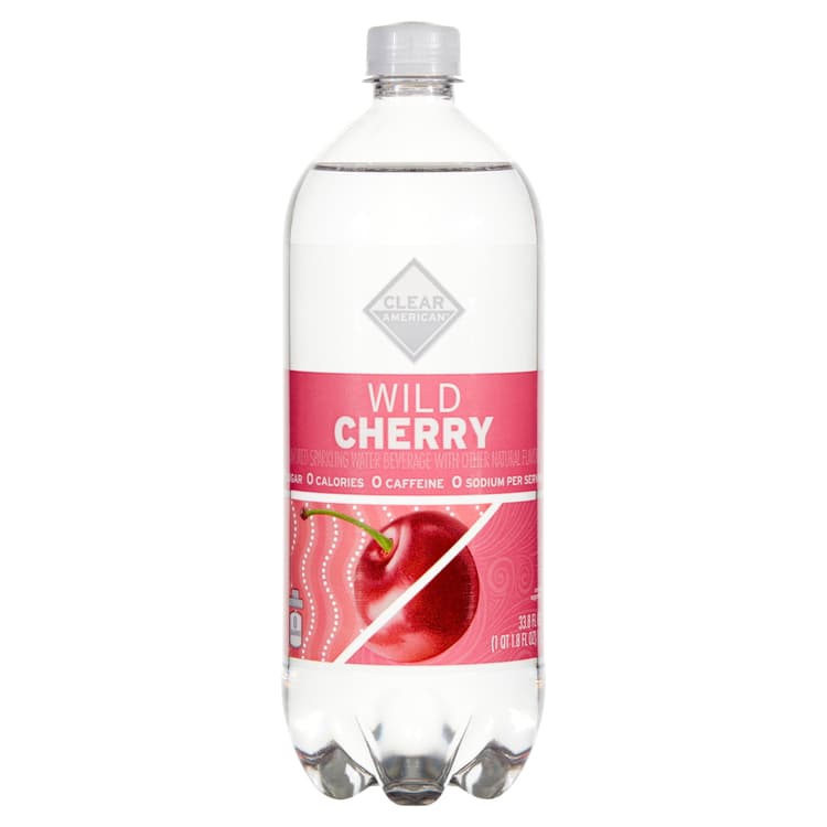 Clear American Sparkling Water, Wild Cherry