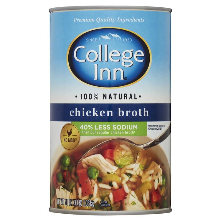 College Inn Chicken Broth 50% Less Sodium