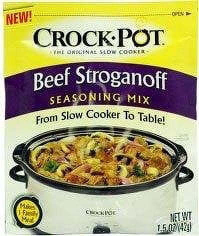 Crock Pot Seas Beef Stroganoff
