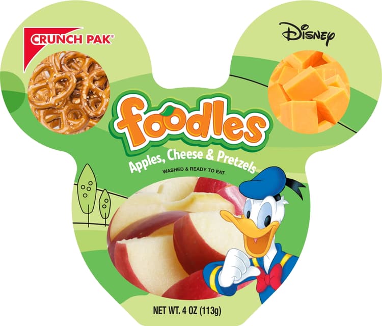 Disney Foodle Apples Cheese And Pretzels