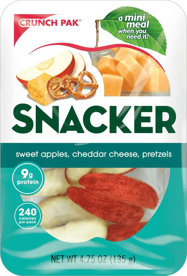 Crunch Pak Apple Snackers, Sweet Apples, Pretzels, And Cheese