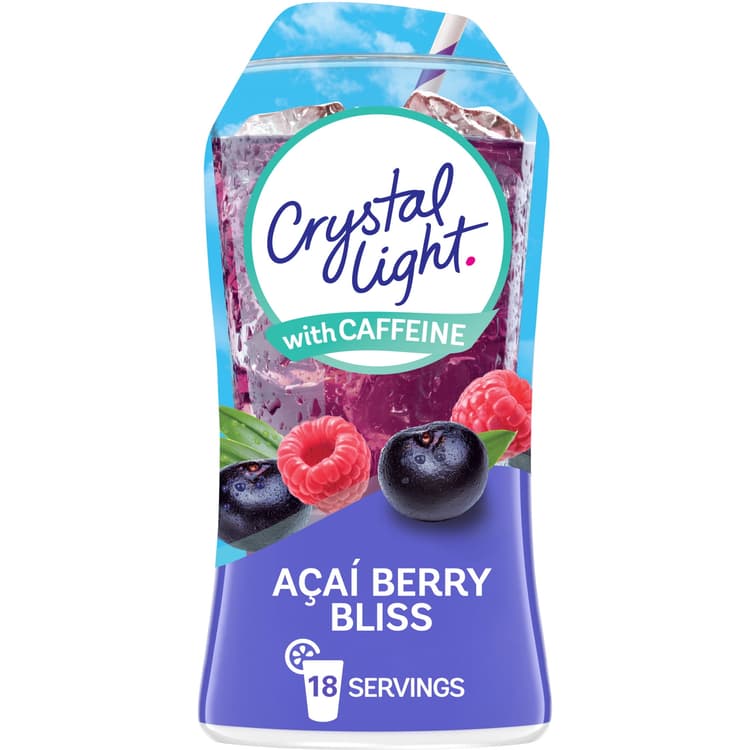 Crystal Light Liquid Acai Berry Bliss Drink Mix With Caffeine