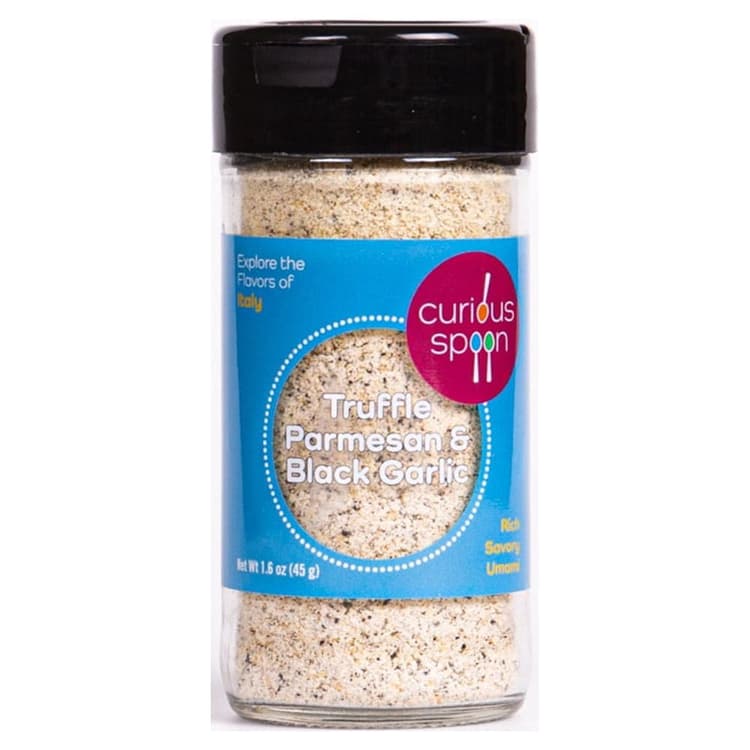 Curious Spoon Truffle, Parmesan & Black Garlic Seasoning, Glass Jars