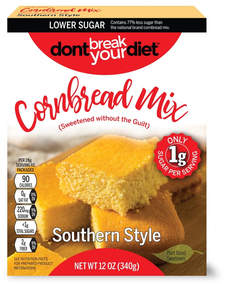 Dbyd Low Sugar Cornbread Mix