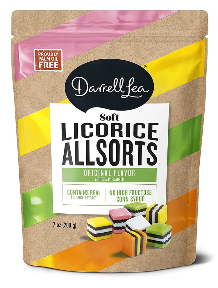 Darrell Lea Liquorice Allsorts, Soft, Traditional Mix
