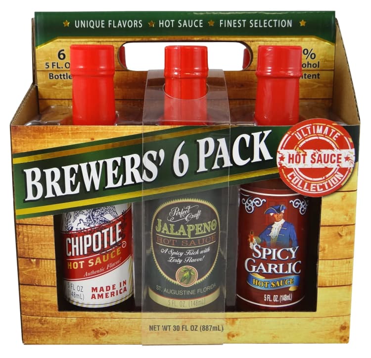 Dat'L Do It Brewers' Collection Hot Sauce Gift Set, 6 Flavors