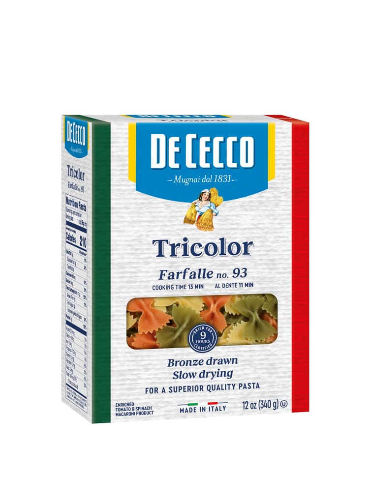 De Cecco - Tri Color Farfalle