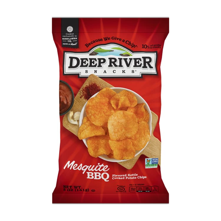 Deep River Snacks Mesquite Bbq Kettle Cooked Potato Chips