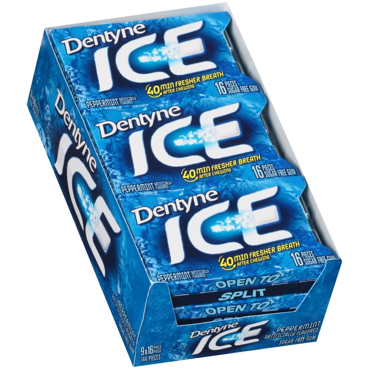 Dentyne, Ice - Gum, Sugar Free, Peppermint