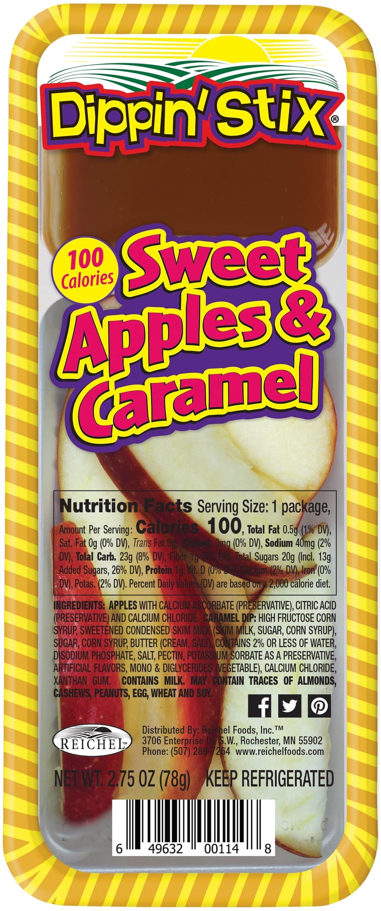 Dippin Stix Sweet Gala Apples & Caramel