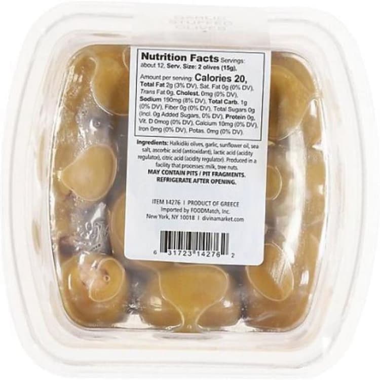 Divina Olives, Garlic Stuffed