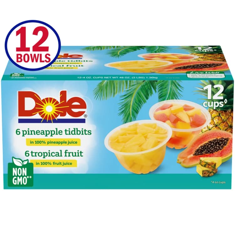 Dole Pineapple Tidbits/Tropical Fruit, Variety