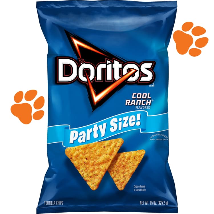 Doritos Tortilla Chips Cool Ranch Party Size