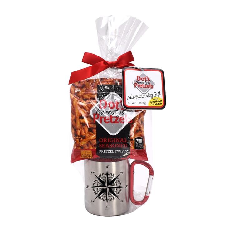 Dot'S Pretzels Ss Mug Gift Set, Compass