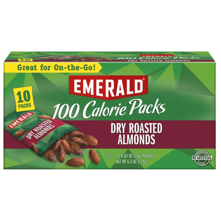 Dry Roasted Almonds | 100-Calorie Individual Packs | Kosher Certified, Non-Gmo, Contains No Artificial Preservatives, Flavors Or Synthetic Colors
