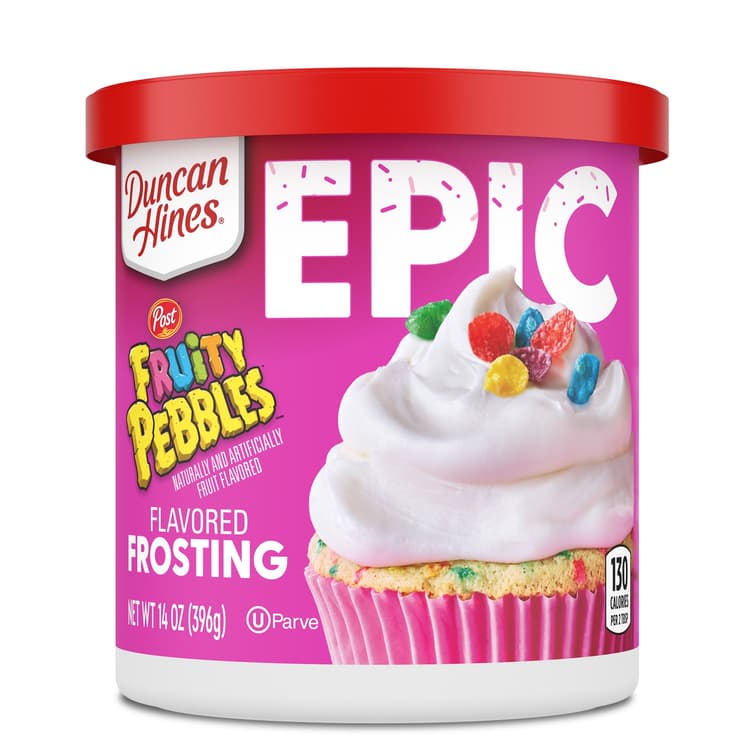Duncan Hines Epic Fruity Pebbles Flavored Frosting