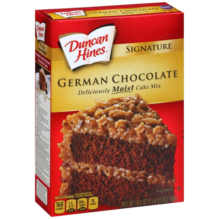 Duncan Hines Signature Cake Mix, German Chocolate