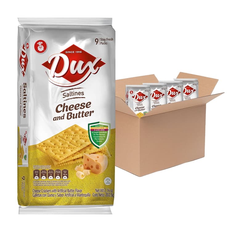 Dux Cracker, Saltines, Cheese & Butter