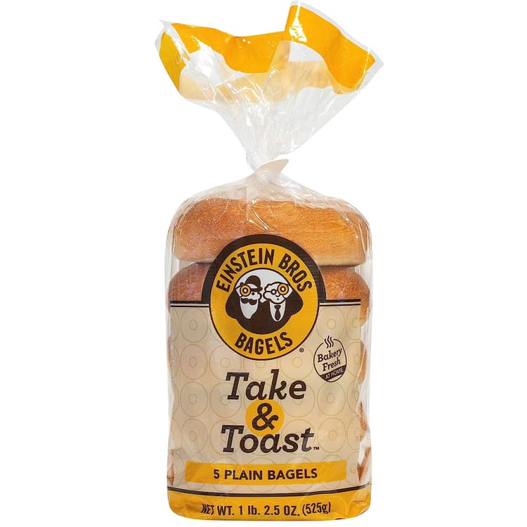 Einstein Bros Bagels Take & Toast Plain Bagels