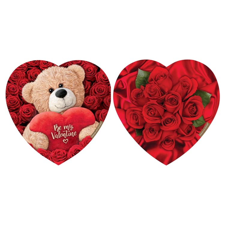 Elmer Chocolate Assorted Chocolate Giant Rose Heart