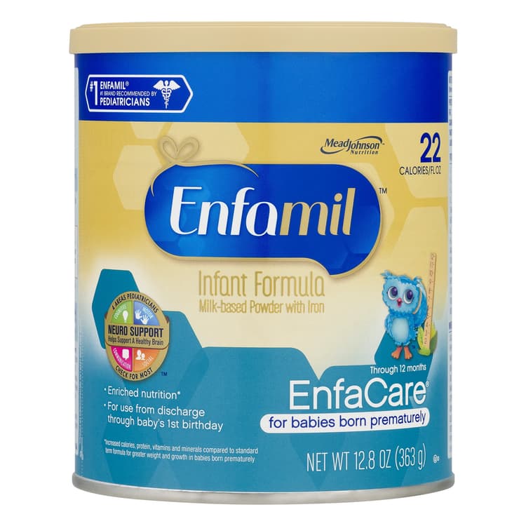 Enfamil Enfacare Infant Formula, Milk-Based Powder With Iron, Through 12 Months