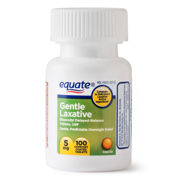Equate Bisacodyl Gentle Laxative Tablets For Adult Constipation