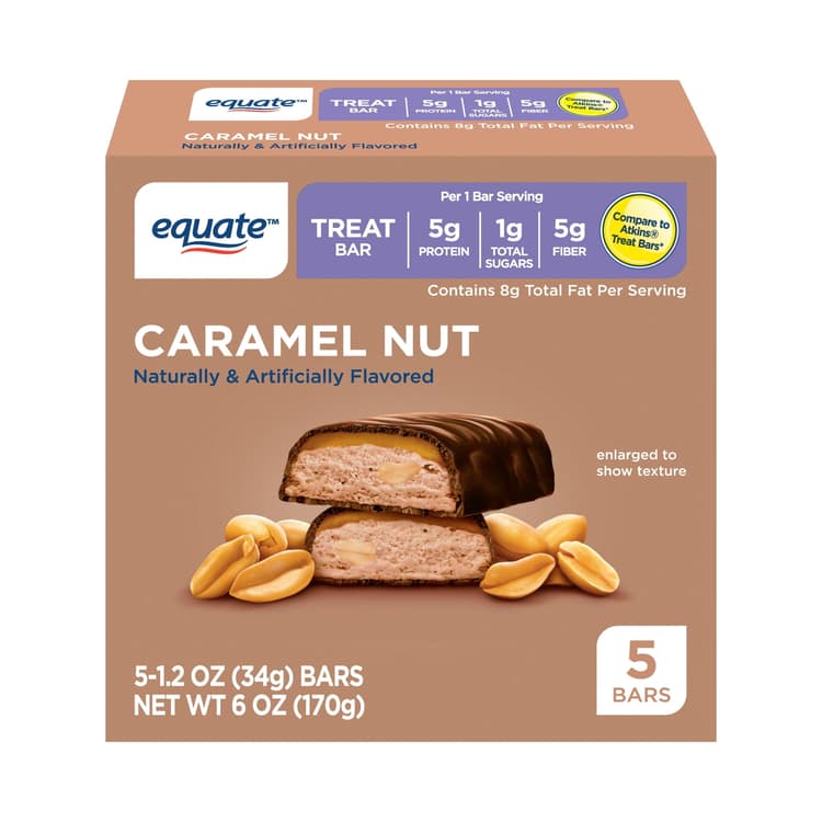 Equate Caramel Nut Treat Bar