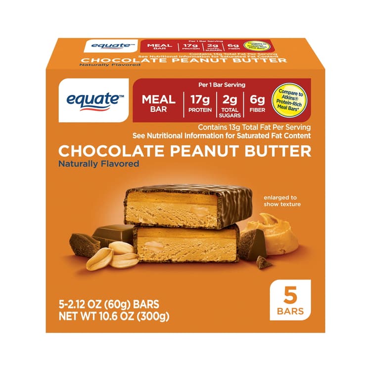 Equate Chocolate Peanut Butter Meal Bar