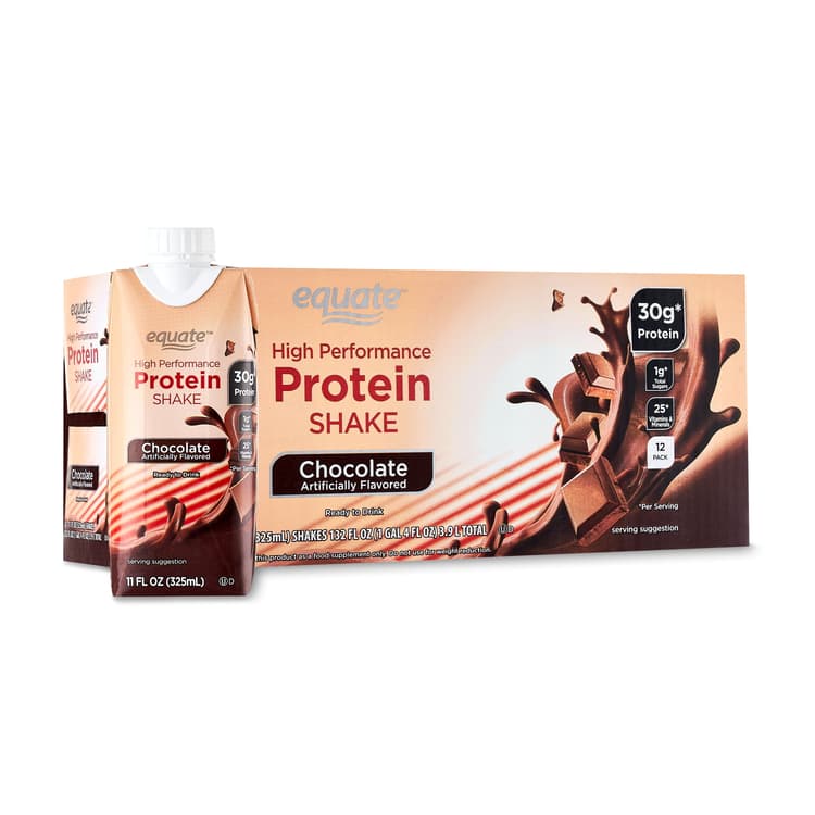 Equate High Performance Protein Shake, Chocolate