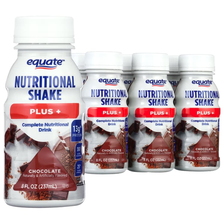 Equate Nutritional Shake Plus, Chocolate