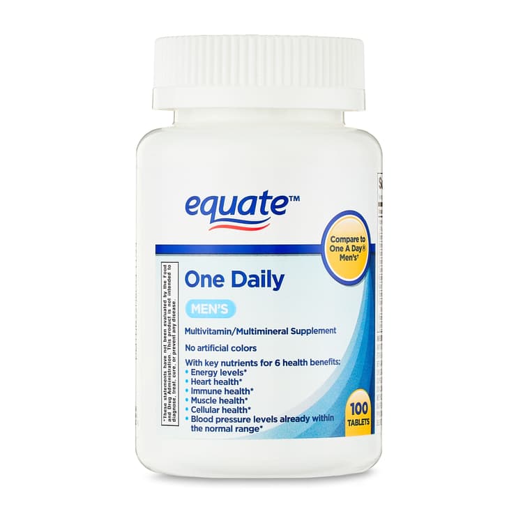 Equate One Daily Men'S Multivitamin/Multimineral Supplement