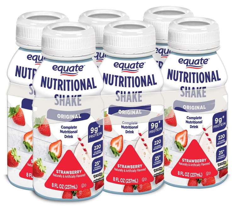 Equate Original Nutritional Shake, Strawberry