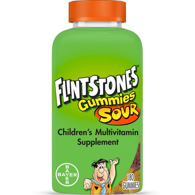 Flintstones Sour Gummies Kids Vitamins, Multivitamin For Kids