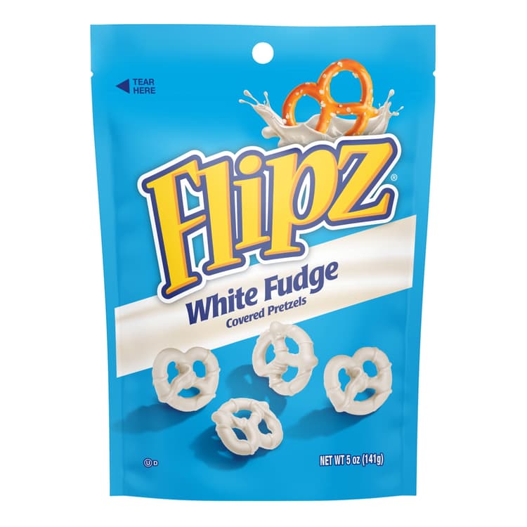 Flipz White Fudge Dipped Pretzels