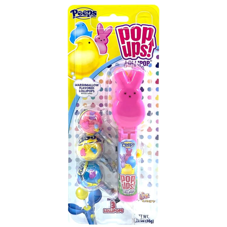 Peeps Flix Candy Marshmallow Flavored Lollipops